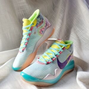 Nike KD Shoe Kevin Eayne Durant 12th Edition NRG EYBL Peach Jam Sneaker Size 7